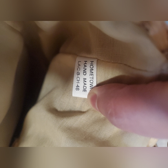 Handmade Natural Fiber Bag With Butterfly Scarf - Picture 7 of 10